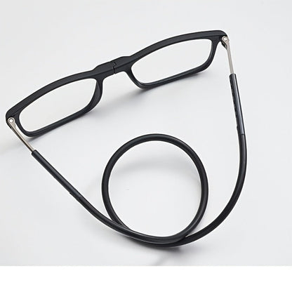 Reading Glasses - Magnetic 4-Pack Foldable Presbyopic Neck Hanging , Ultra-Light Square - product detail view 11