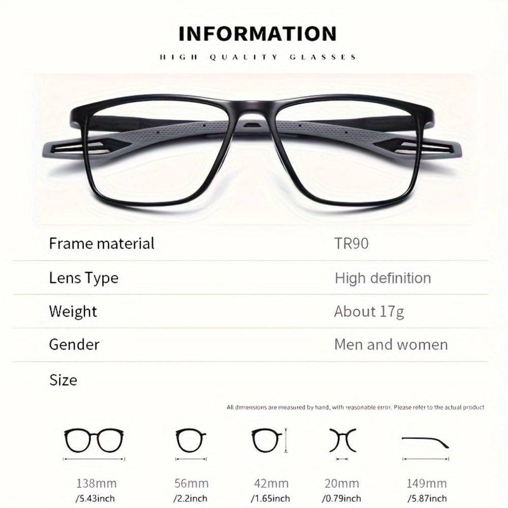 Reading Glasses - Photochromic TR90 Sport Frame Ultralight UV Protection for Men Women - product detail view 4
