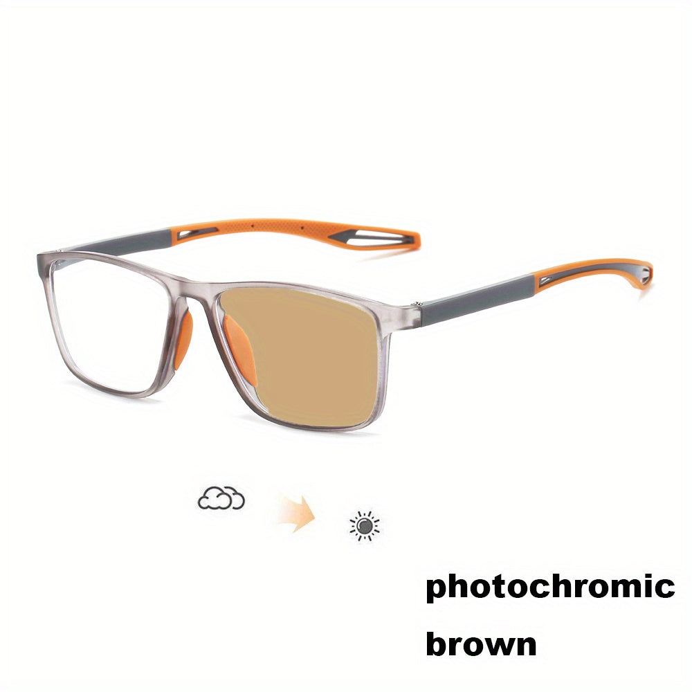 Reading Glasses - Photochromic TR90 Sport Frame Ultralight UV Protection for Men Women - product detail view 23