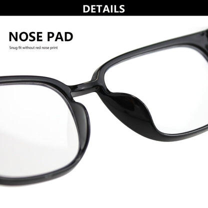 Reading Glasses - Small Rectangle Spring Hinge Lightweight PC Lens Unisex Classic Stylish - product detail view 12