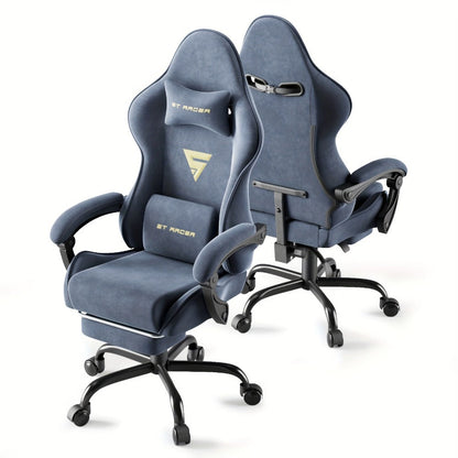 Reclining Fabric Gaming Chair, Reclining Computer Chair for Comfortable Everyday Seating detail image - detail view 24