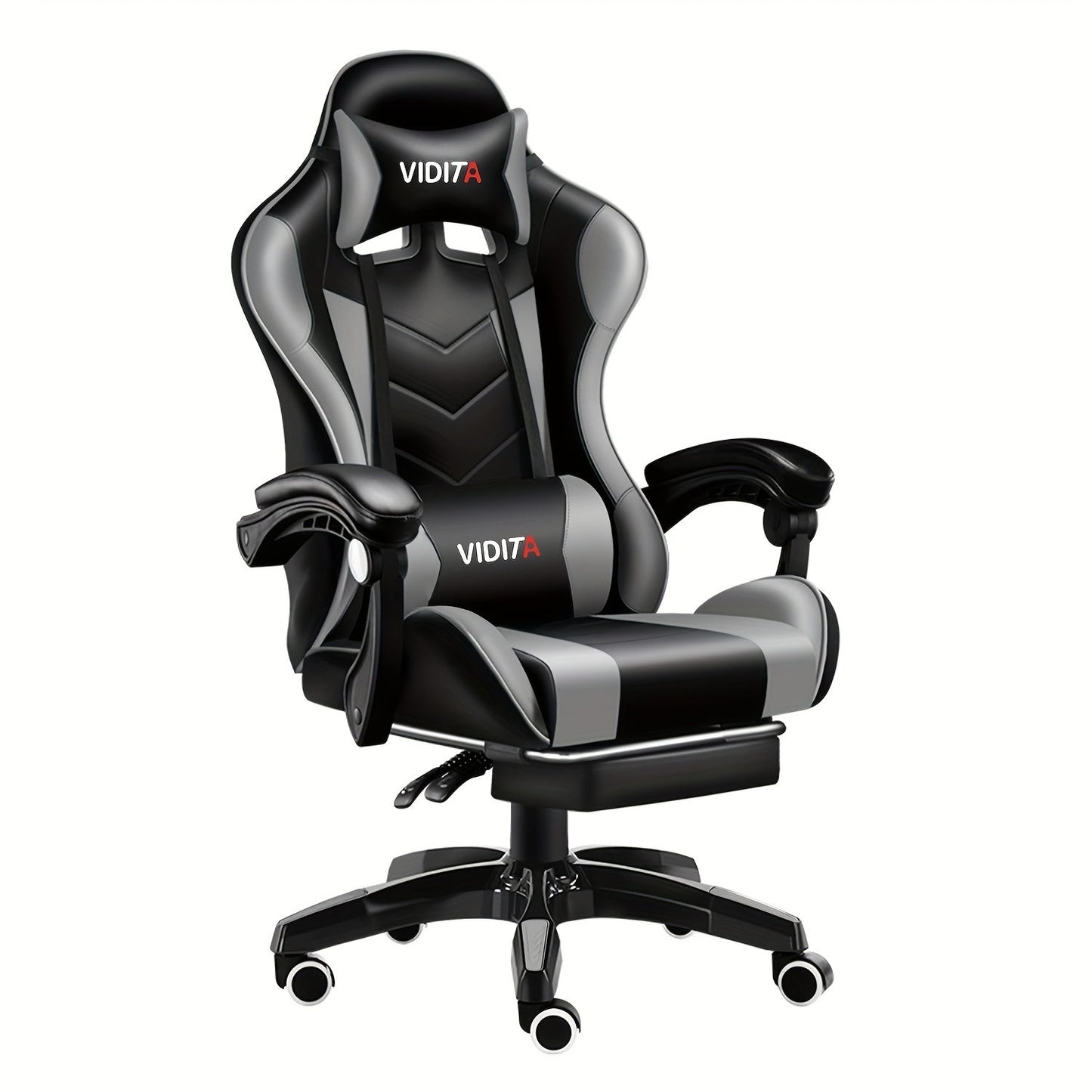 Gaming Chair shown in the Black With Gray option