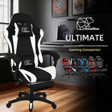 Black-White-Footrest