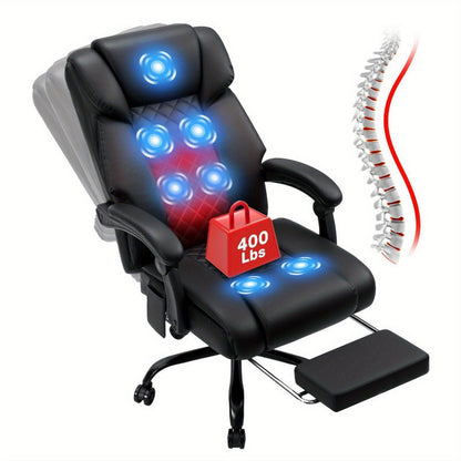 Reclining Office Chair with High Back for Comfortable Everyday Seating in Home Office detail image - detail view 14