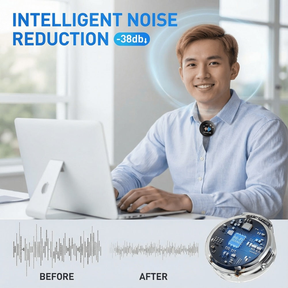 Recording Microphone, 2pcs, Wireless, USB-C, Microphones for Recording and Streaming detail image - detail view 16