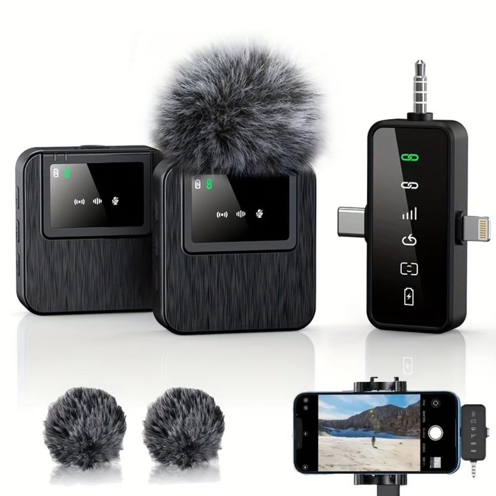 Recording Microphone, 3.5mm, Wireless, USB-C, 3in, Lavalier for Recording and Streaming detail image - detail view 4