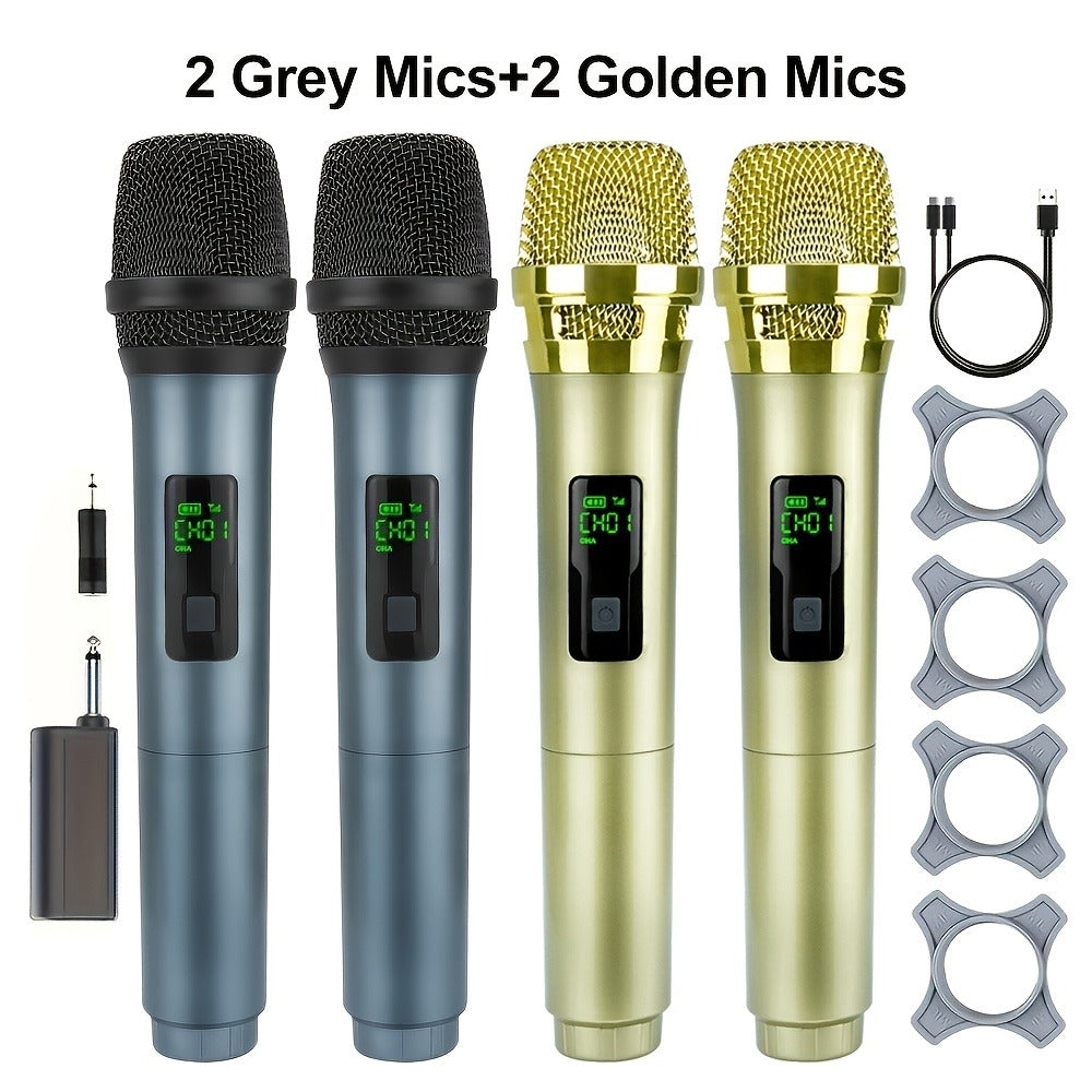 Recording Microphone, 4pcs, Handheld, Cordless for Recording and Streaming detail image - detail view 4