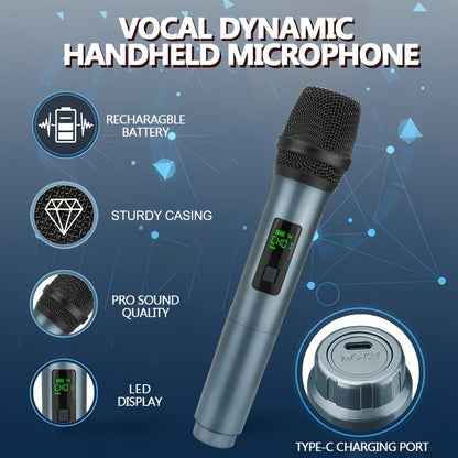 Recording Microphone, 4pcs, Handheld, Cordless for Recording and Streaming detail image - detail view 5