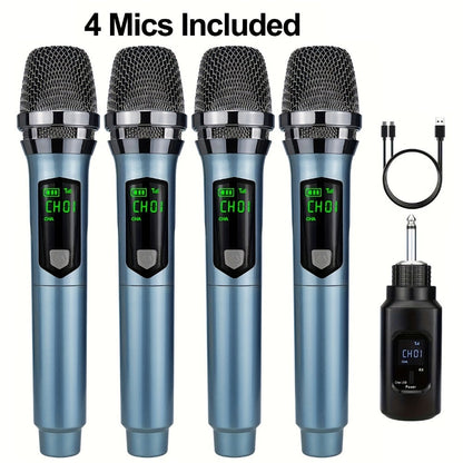 Recording Microphone, 4pcs, Handheld, Cordless for Recording and Streaming detail image - detail view 6