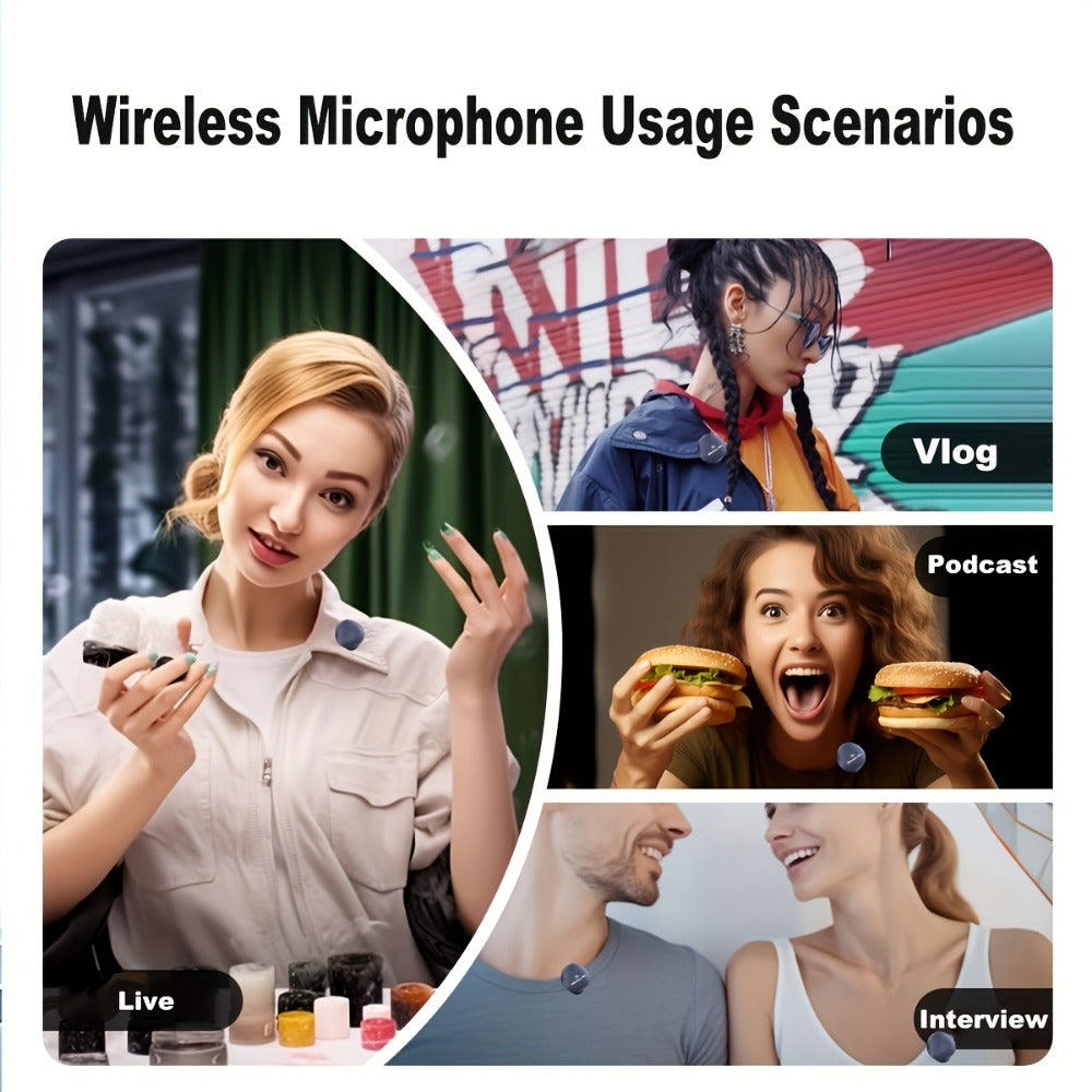 Recording Microphone, Bluetooth, 2.4 GHz Wireless for Recording and Streaming detail image - detail view 7