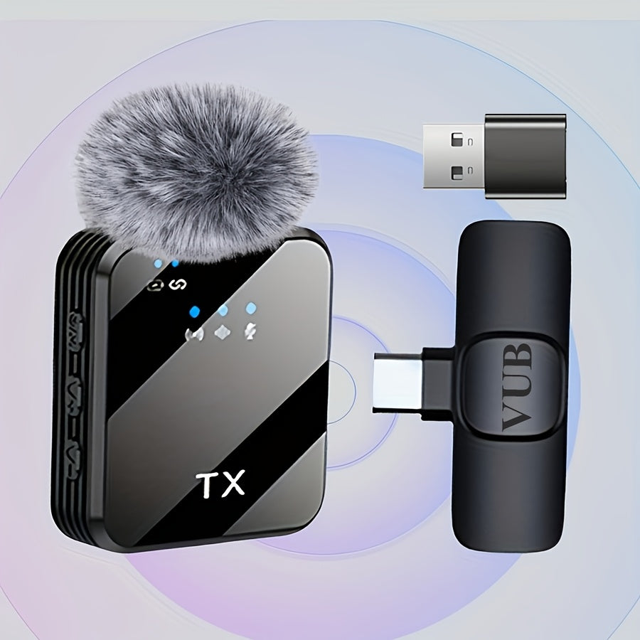 Recording Microphone shown in the Black single mic+USB-A option