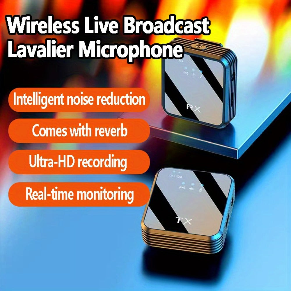 Recording Microphone, Condenser, Wireless, USB-C, Professional, Lavalier for Recording detail image - detail view 10