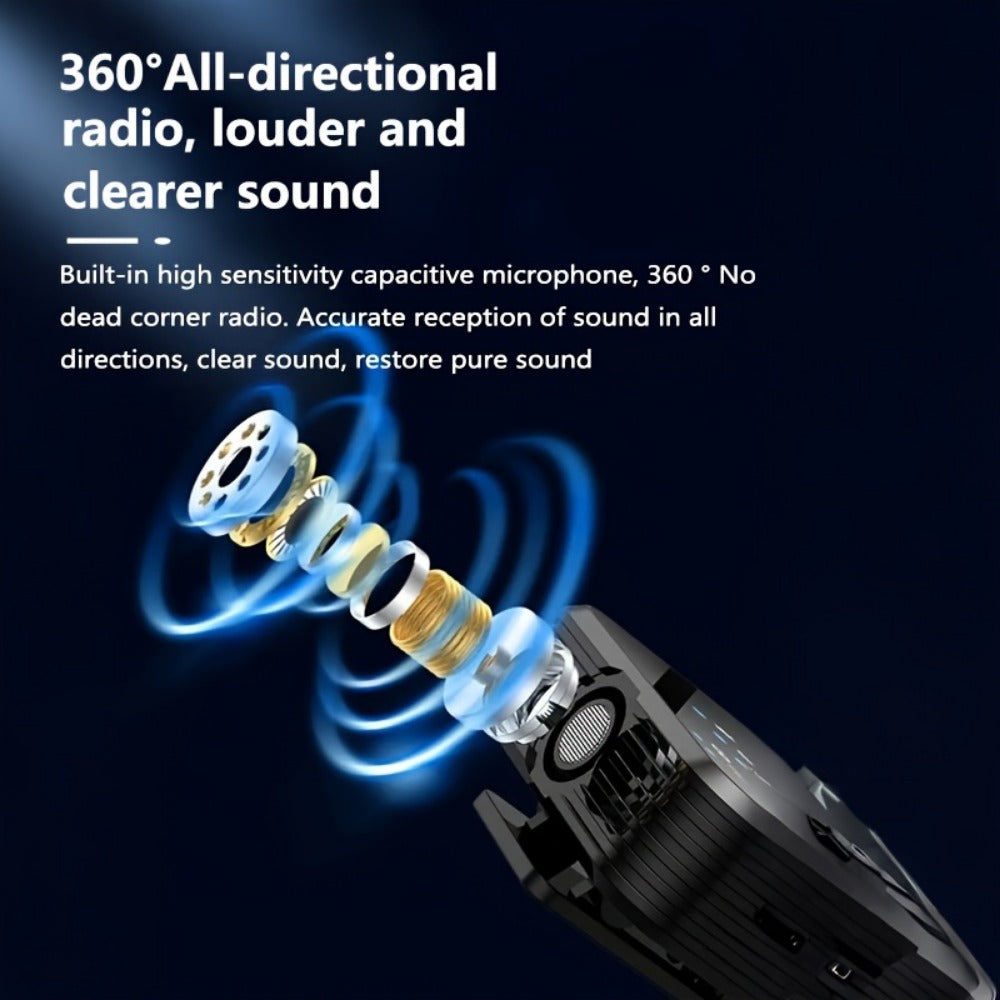 Recording Microphone, Condenser, Wireless, USB-C, Professional, Lavalier for Recording detail image - detail view 16