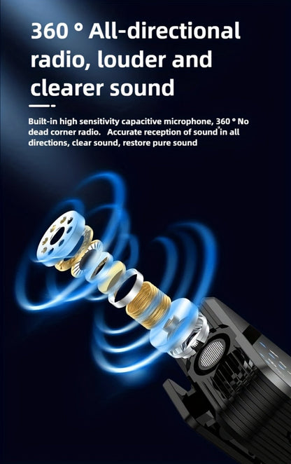 Recording Microphone, Condenser, Wireless, USB-C, Professional, Lavalier for Recording detail image - detail view 22