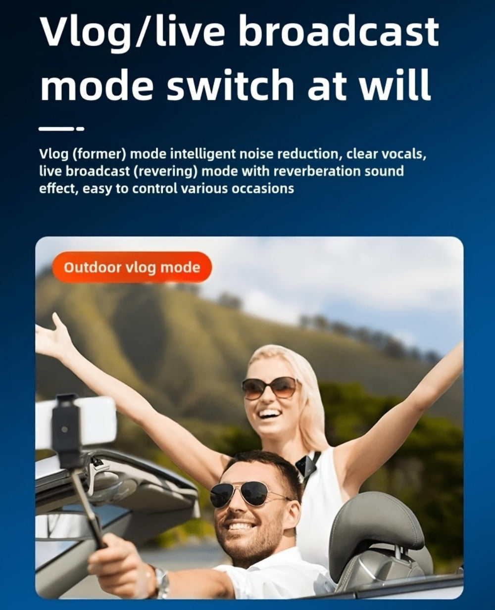 Recording Microphone, Condenser, Wireless, USB-C, Professional, Lavalier for Recording detail image - detail view 23