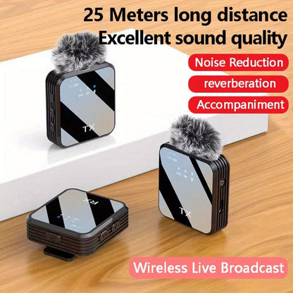 Recording Microphone, Condenser, Wireless, USB-C, Professional, Lavalier for Recording detail image - detail view 4