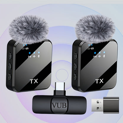 Recording Microphone, Condenser, Wireless, USB-C, Professional, Lavalier for Recording detail image - detail view 5