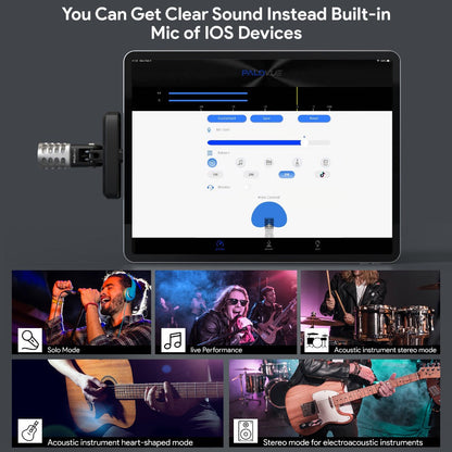 Recording Microphone, Portable, Cardioid, PALOVUE, MFi for Recording and Streaming detail image - detail view 10