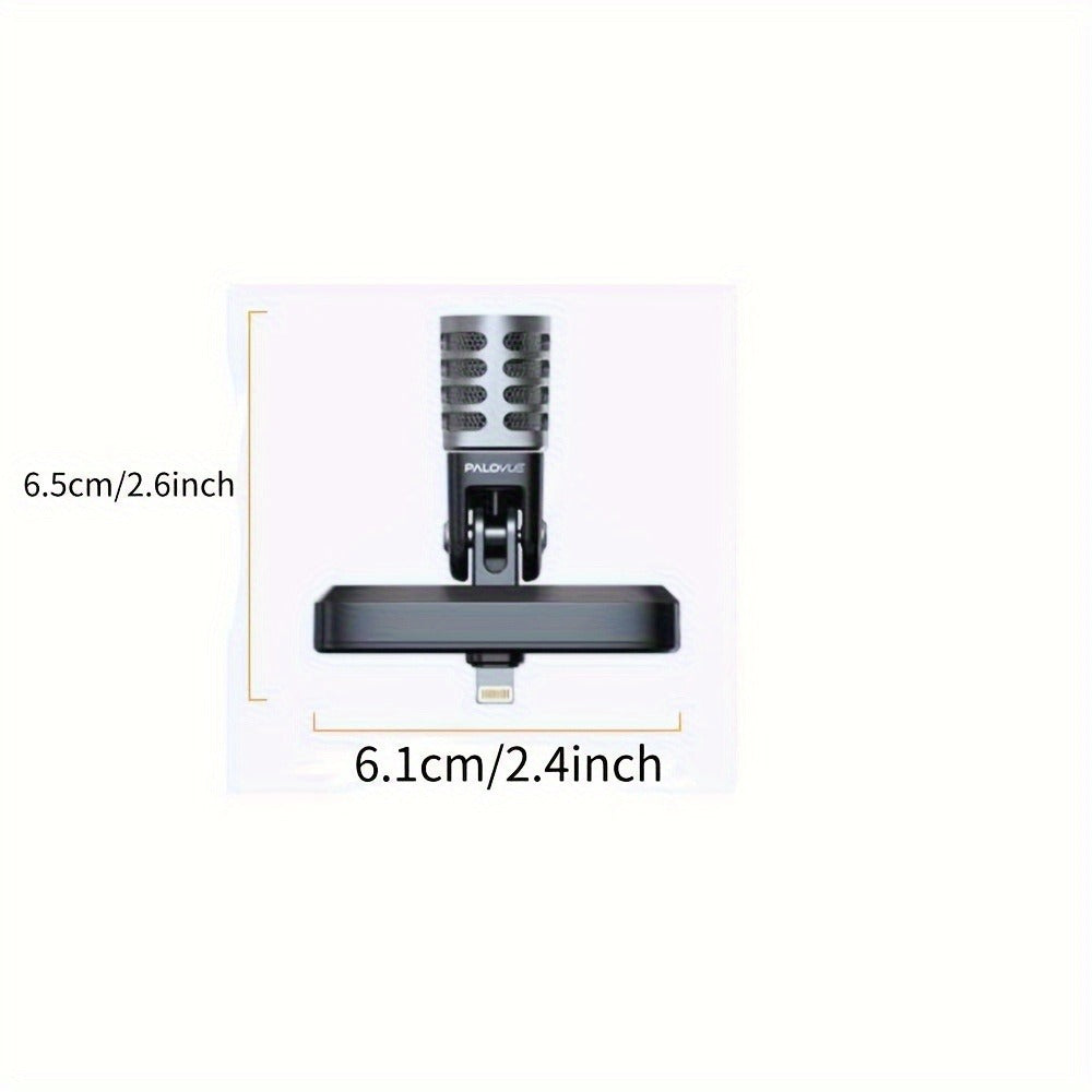 Recording Microphone, Portable, Cardioid, PALOVUE, MFi for Recording and Streaming detail image - detail view 4