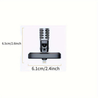 Recording Microphone, Portable, Cardioid, PALOVUE, MFi for Recording and Streaming detail image - detail view 4