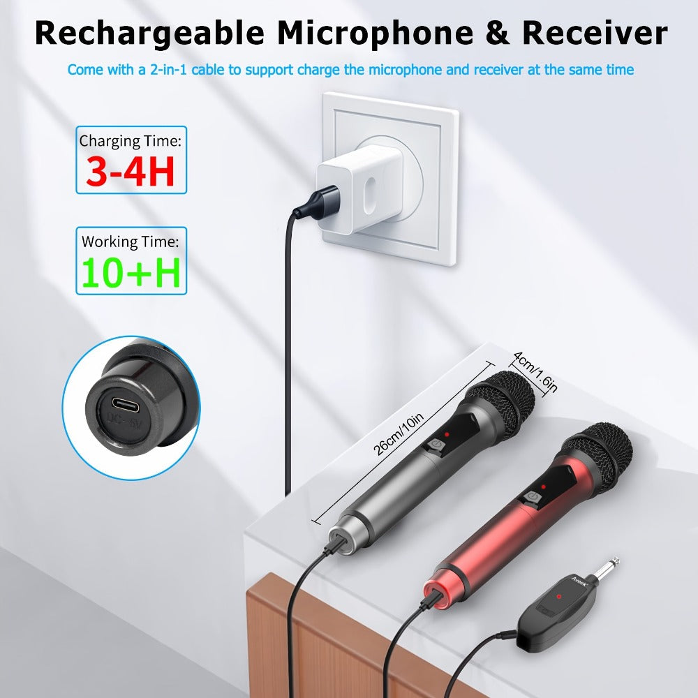 Recording Microphone, Rechargeable, 2.4 GHz Wireless, Wireless, Aveek for Recording detail image - detail view 3