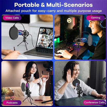 Recording Microphone, RGB, Condenser, All-in-one, Gaming for Recording and Streaming detail image - detail view 6