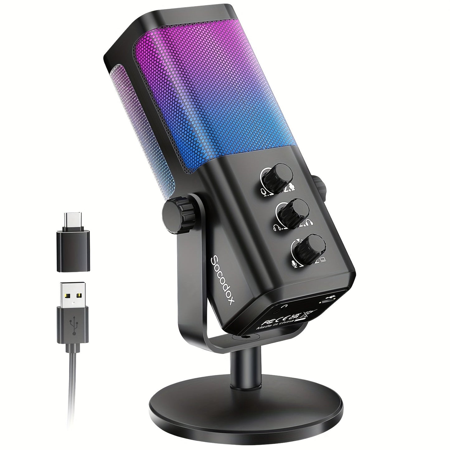 Recording Microphone shown in the Black option