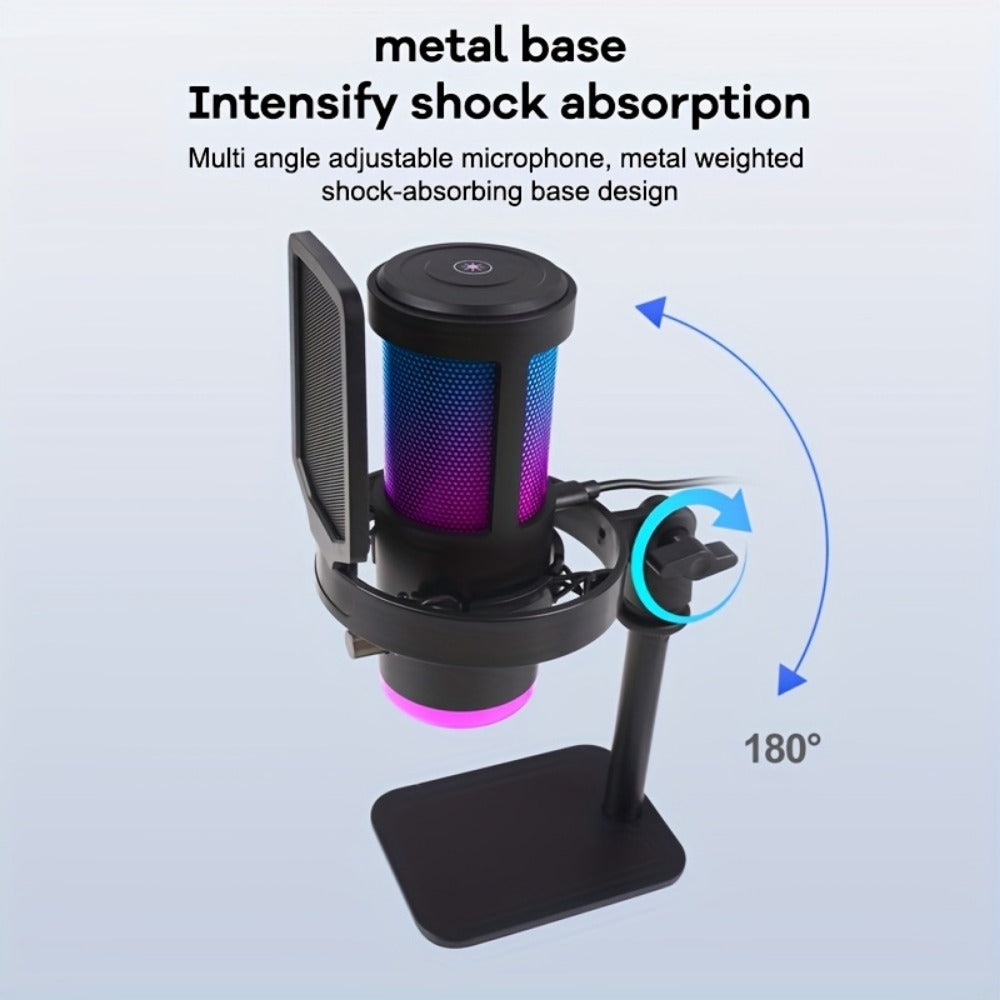 Recording Microphone, USB, Condenser, XLR, Podcast for Recording and Streaming detail image - detail view 12