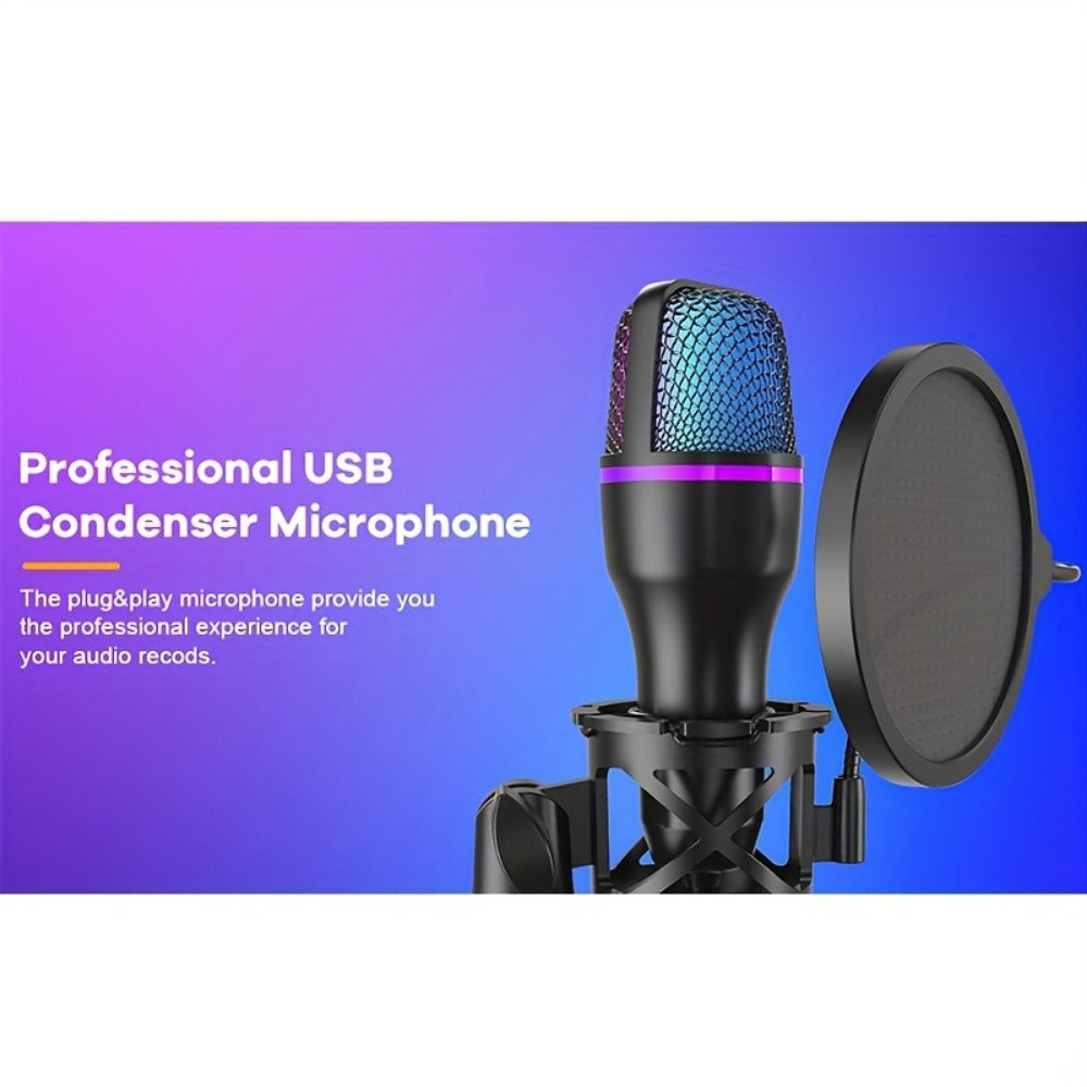 Recording Microphone, USB, USB-C, Capacitive, Portable for Recording and Streaming detail image - detail view 5