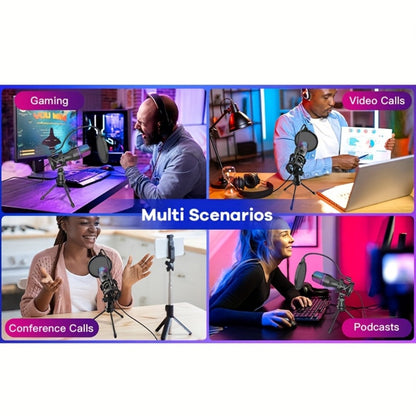 Recording Microphone, USB, USB-C, Capacitive, Portable for Recording and Streaming detail image - detail view 8