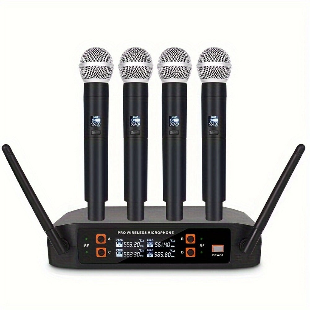 Recording Microphone, Wireless, 160ft, YAMNWEO, 4-Channel for Recording and Streaming detail image - detail view 15