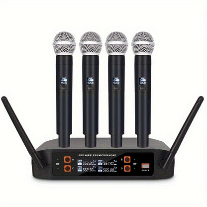 Recording Microphone, Wireless, 160ft, YAMNWEO, 4-Channel for Recording and Streaming detail image - detail view 15