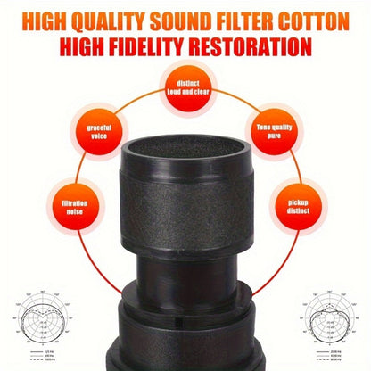 Recording Microphone, Wireless, 160ft, YAMNWEO, 4-Channel for Recording and Streaming detail image - detail view 7