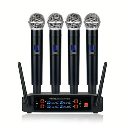 Recording Microphone, Wireless, 160ft, YAMNWEO, 4-Channel for Recording and Streaming detail image - detail view 9