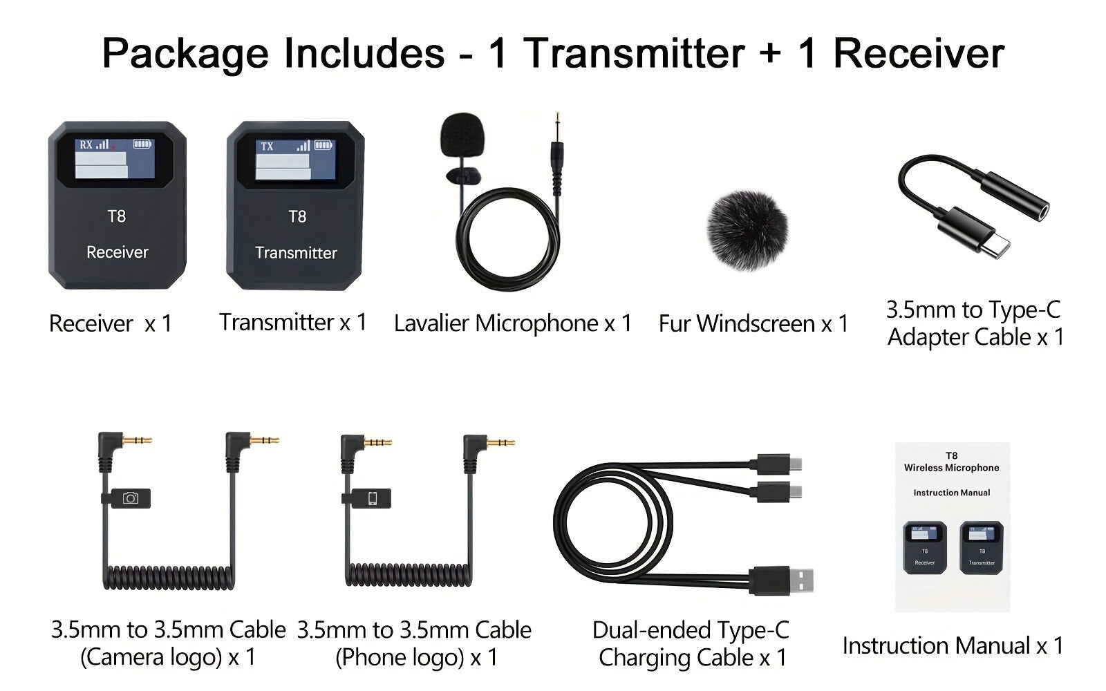 Recording Microphone, Wireless, 2.4 GHz Wireless, 2.4GHz for Recording and Streaming detail image - detail view 17