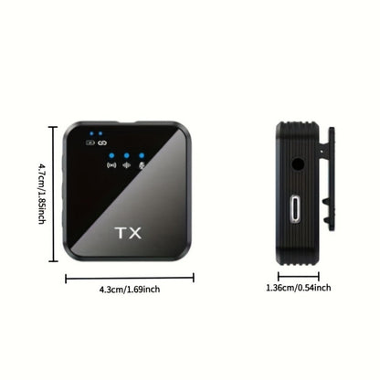 Recording Microphone, Wireless, 328ft, 3-in-1, Mini for Recording and Streaming detail image