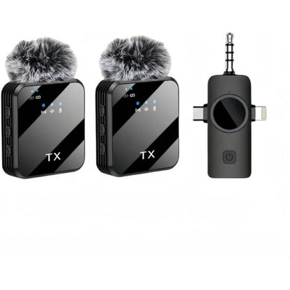 Recording Microphone, Wireless, 328ft, 3-in-1, Mini for Recording and Streaming detail image - detail view 3