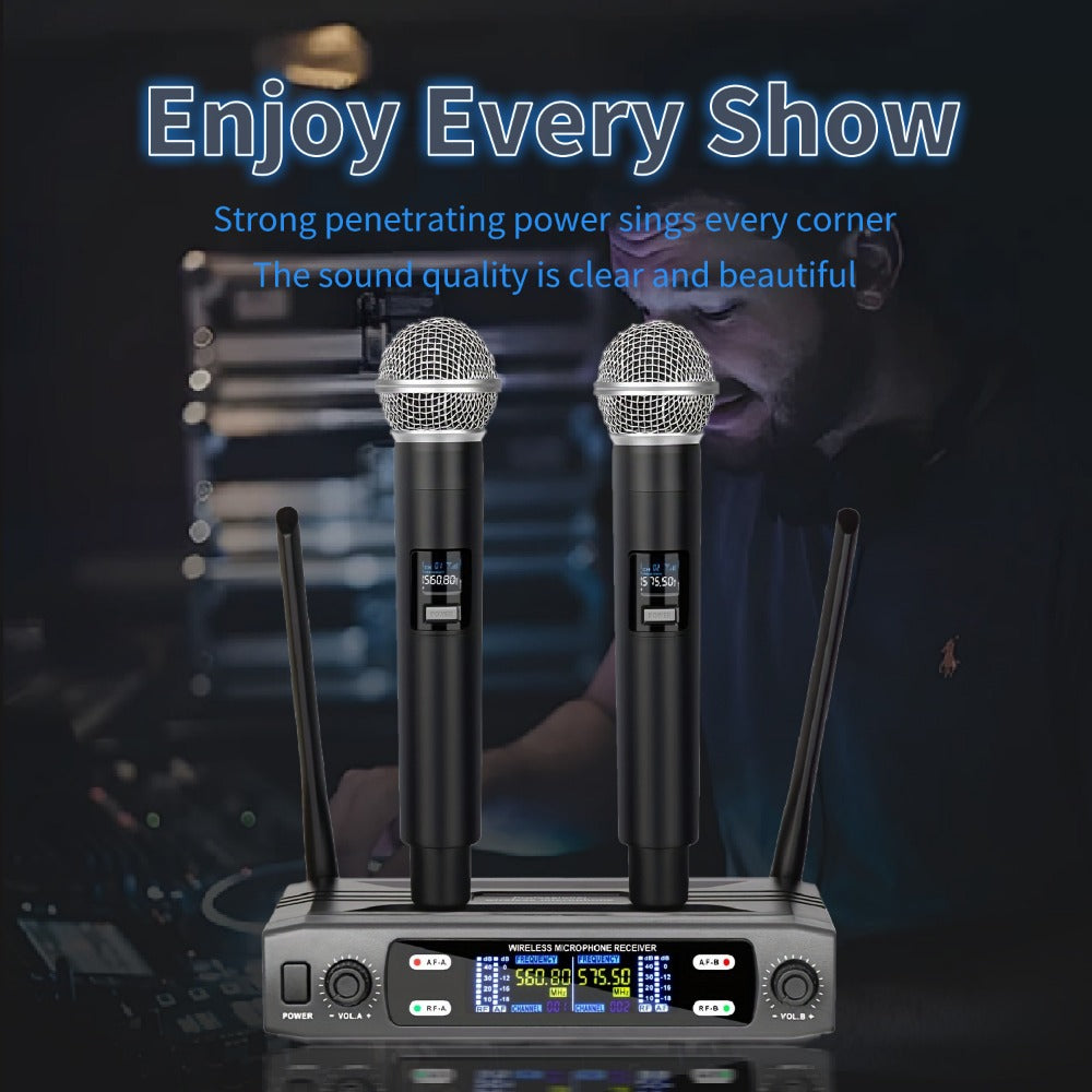 Recording Microphone, Wireless, 6.35mm, Dual, Channel for Recording and Streaming detail image - detail view 12