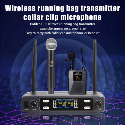 Recording Microphone, Wireless, 6.35mm, Dual, Channel for Recording and Streaming detail image - detail view 7