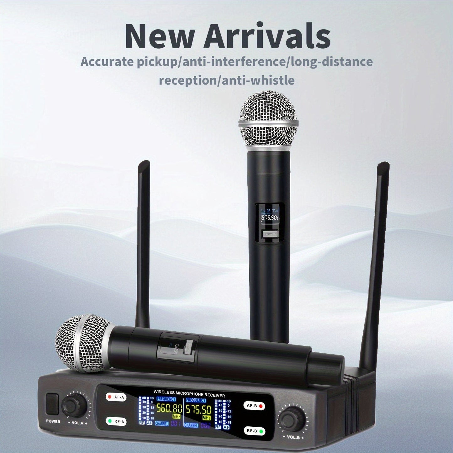 Recording Microphone shown in the One to two wireless microphones option