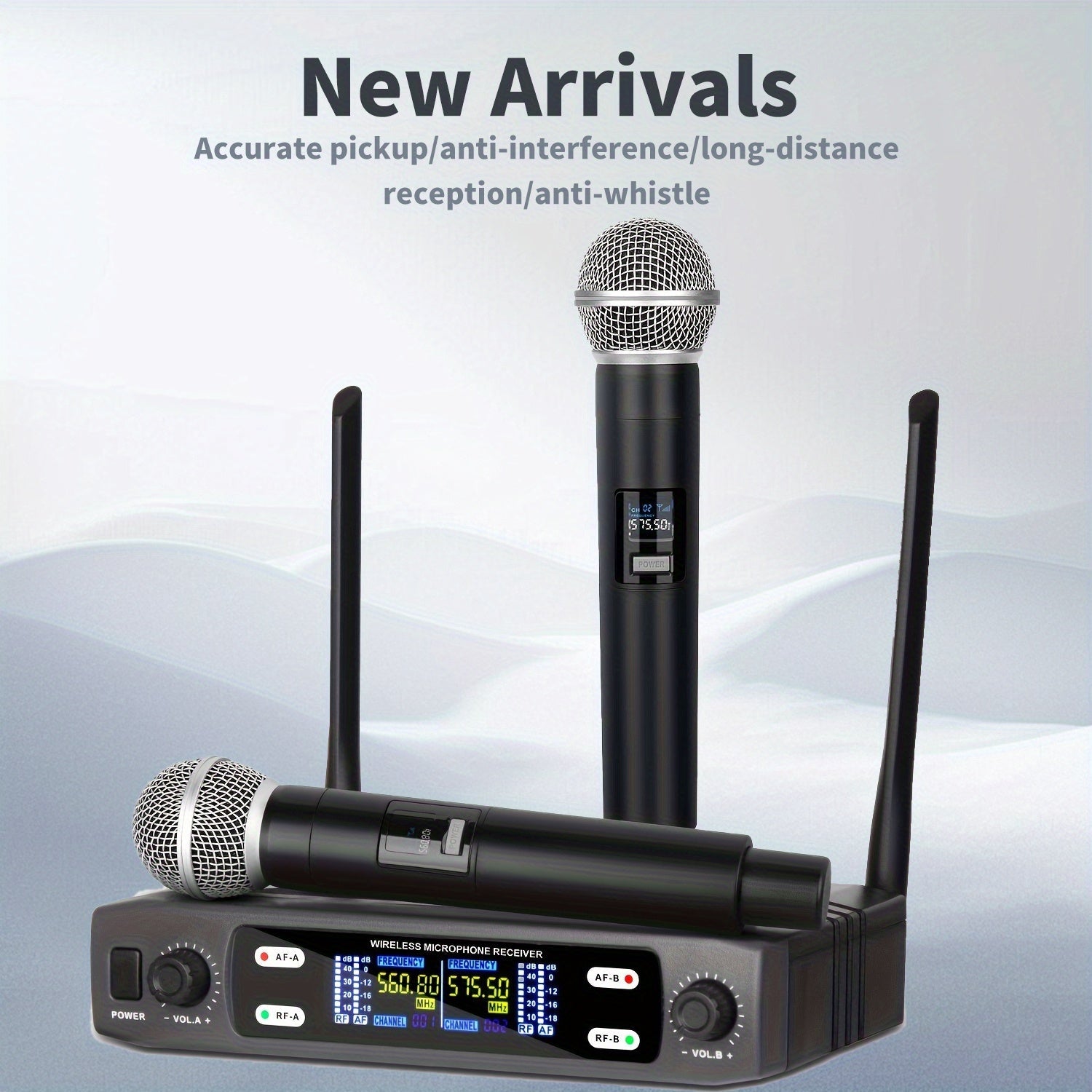Recording Microphone shown in the One to two wireless microphones option
