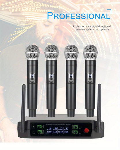 Recording Microphone, Wireless, Four-channel, Handheld for Recording and Streaming detail image - detail view 10