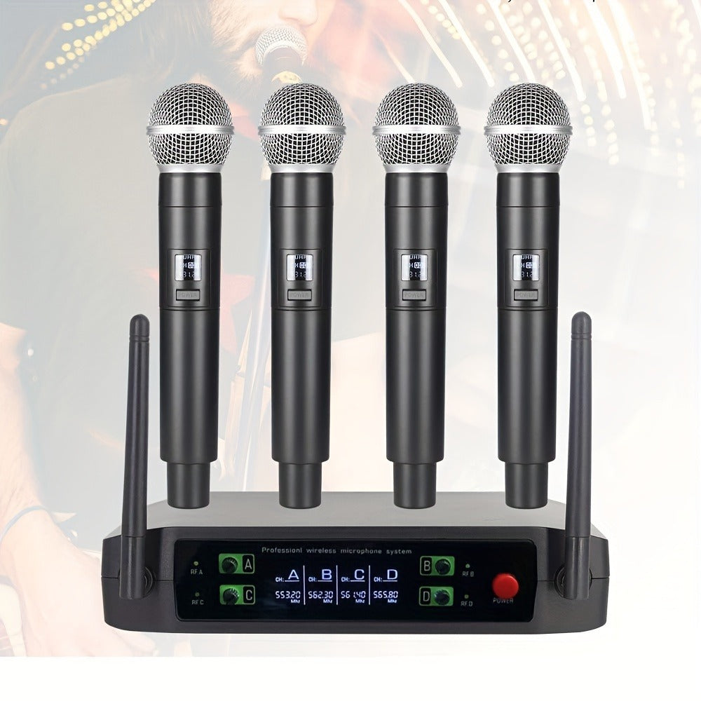 Recording Microphone, Wireless, Four-channel, Handheld for Recording and Streaming detail image - detail view 3