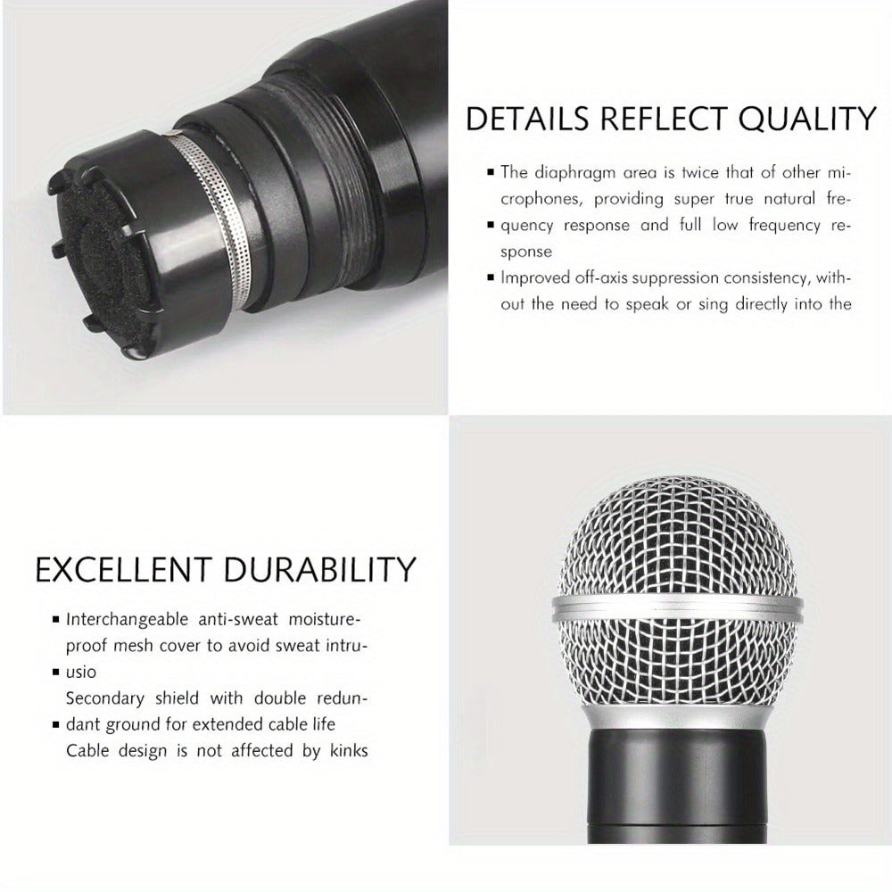 Recording Microphone, Wireless, Four-channel, Handheld for Recording and Streaming detail image - detail view 4