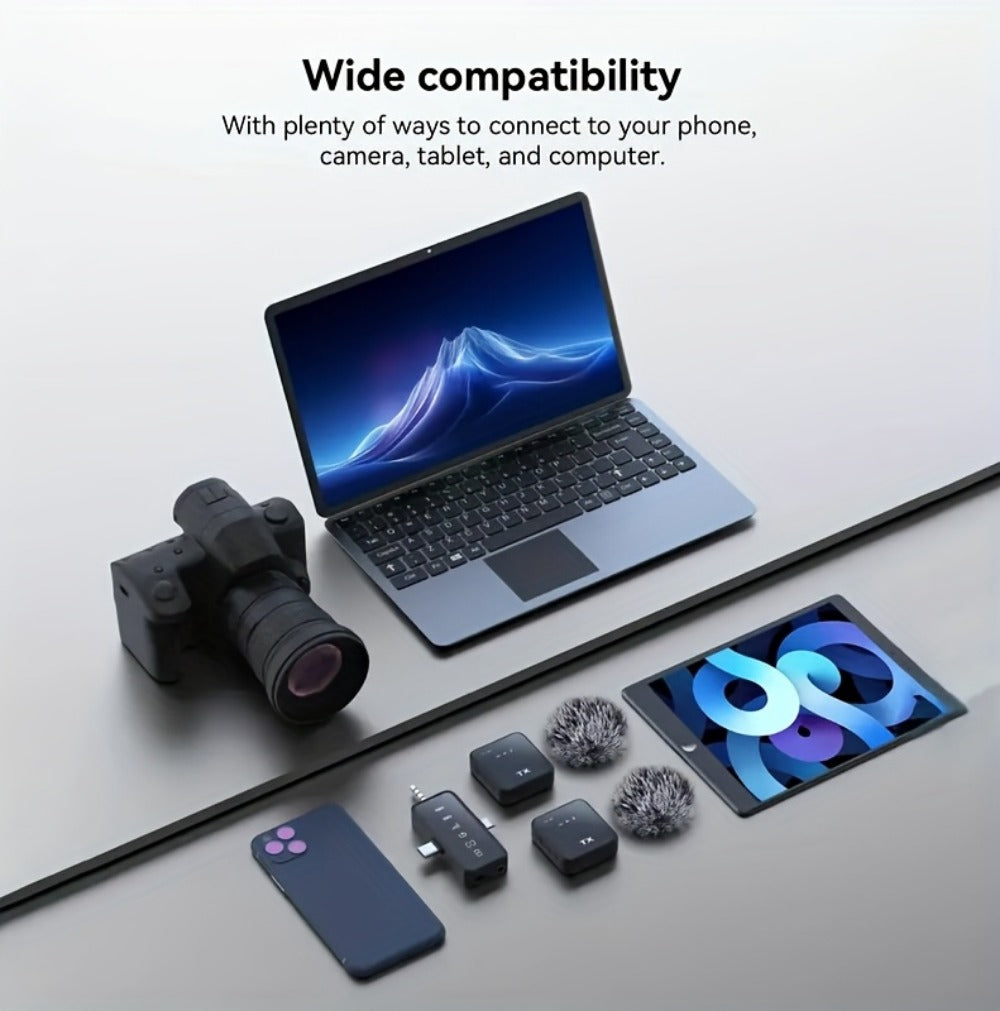 Recording Microphone, Wireless, Portable, Lavalier for Recording and Streaming detail image - detail view 12