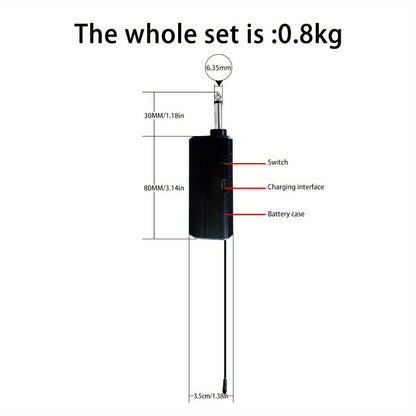 Recording Microphone, Wireless, Rechargeable, Dual-Channel for Recording and Streaming detail image - detail view 13