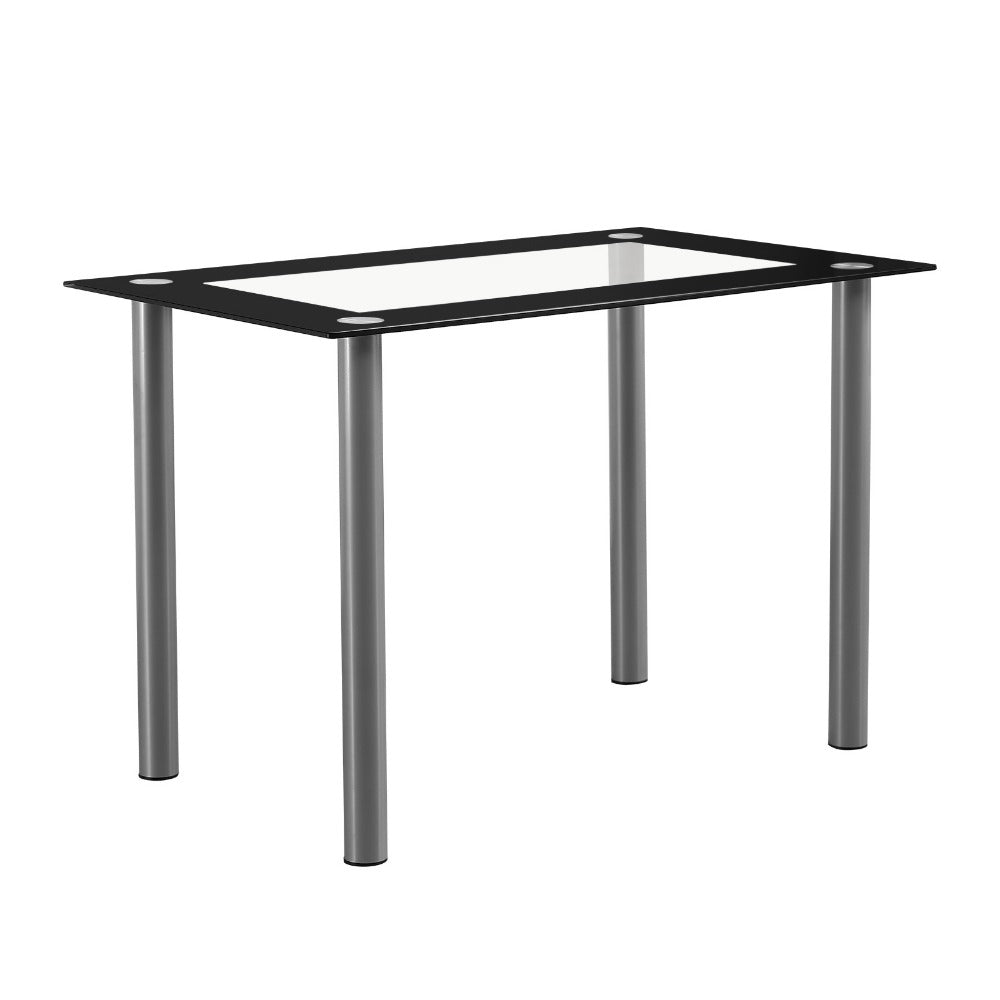 Rectangular Clear Dining Table, Dining Room Table for Work, Display, and Everyday Use detail image - detail view 8