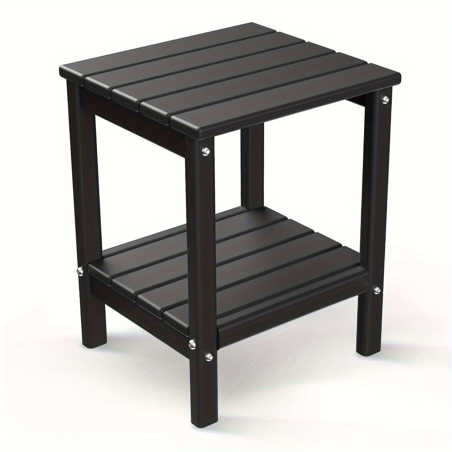 Outdoor Side Table shown in the Black, 1pc option
