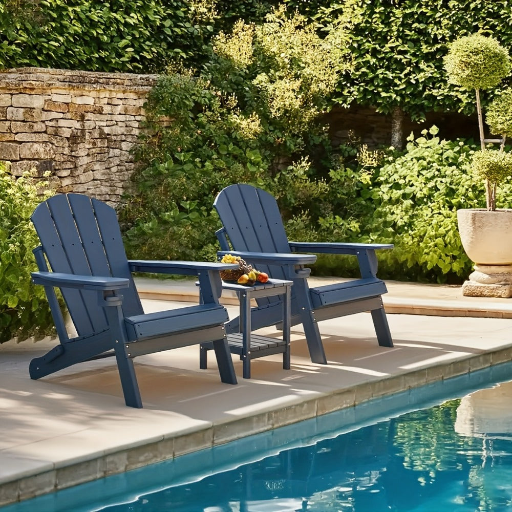 Rectangular HDPE Outdoor Side Table with Weather-Resistant Finish for Patio detail image - detail view 15