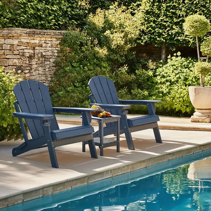 Rectangular HDPE Outdoor Side Table with Weather-Resistant Finish for Patio detail image - detail view 15